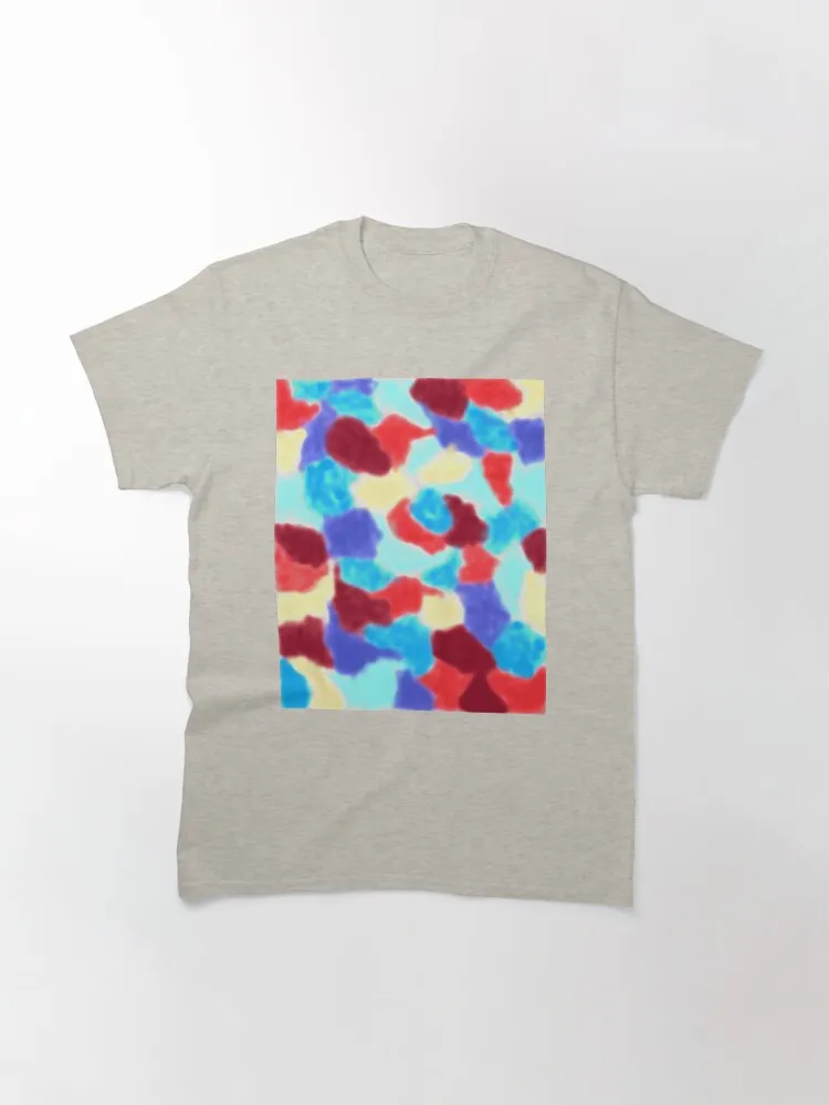 Tye Dye Look Multi Color Classic T-Shirt