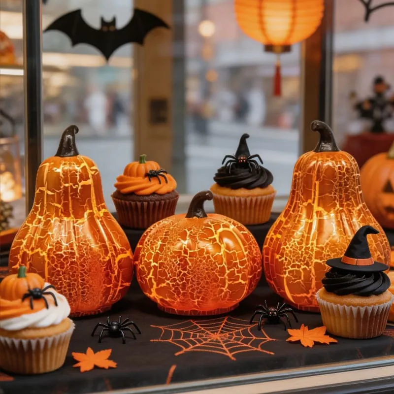 2026 Halloween Glowing Pumpkin Night Light Home Decor