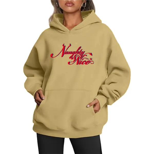Slogan ​Elements Printed Soft Hoodies