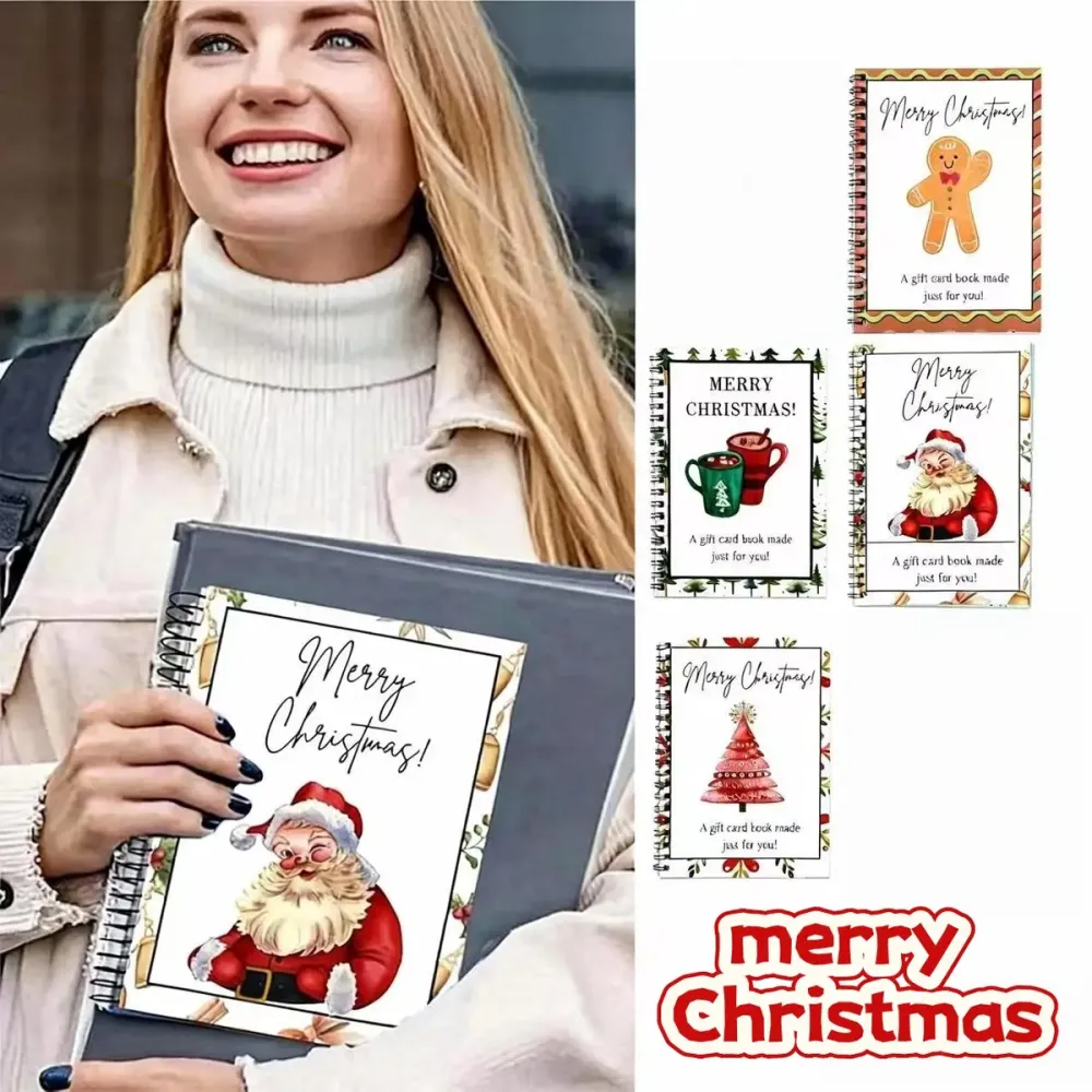 Christmas Gift Card Book Diy Spiral Bound Gift Card Book