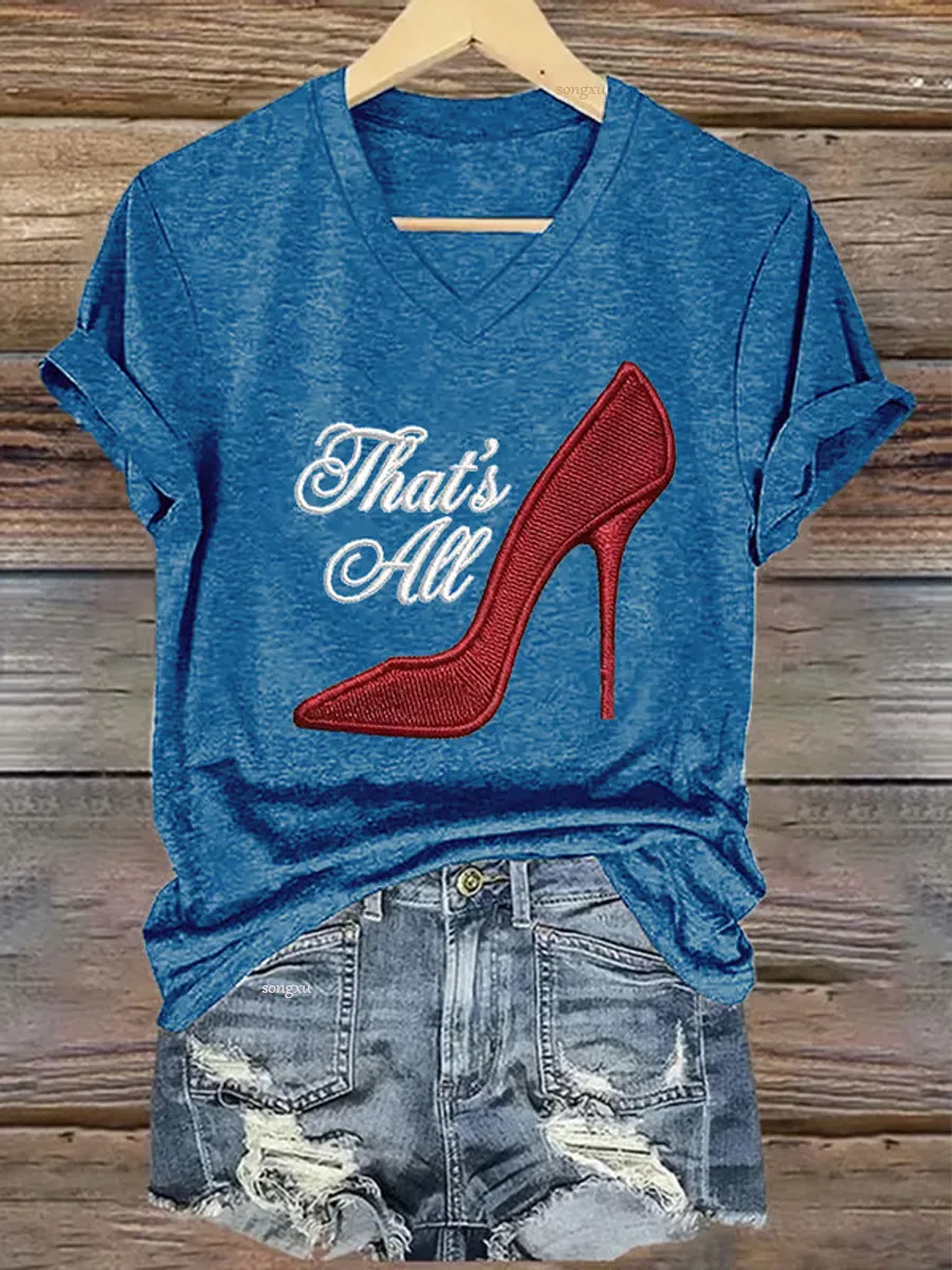 Women's Casual Print Short-Sleeve T-Shirt