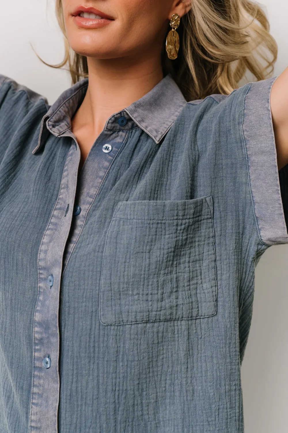 Daily Soft And Breathable Turn-Down Collar Shirt