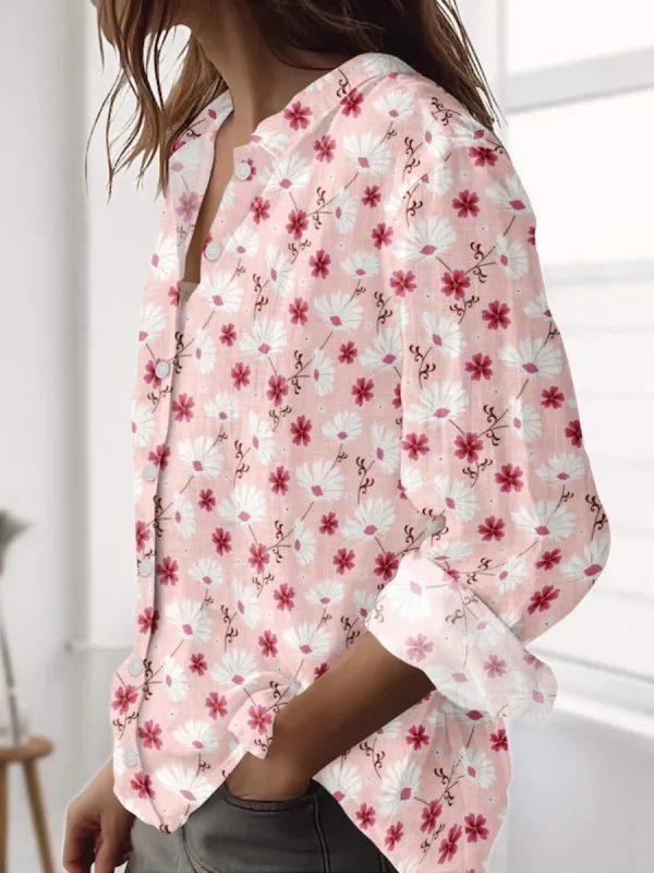 Floral Button Shirt