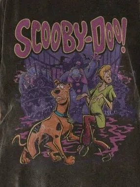 Retro Cartoon Dog Print T-Shirt