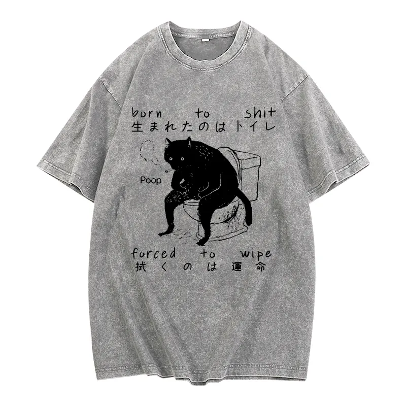 Women's Round Neck Printed Short Sleeved T-Shirt