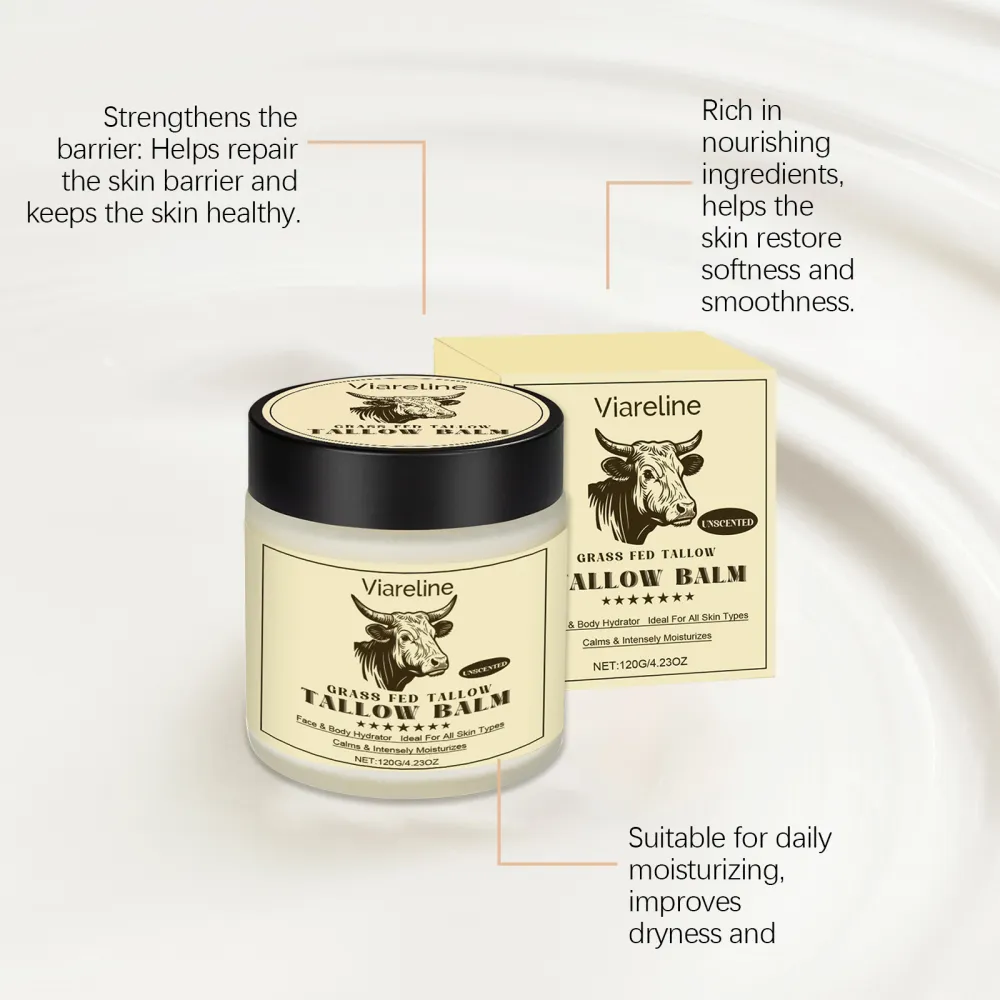 Cow fat honey skincare cream with smooth texture, comfortable and nourishing skin, gentle and moisturizing skincare cream