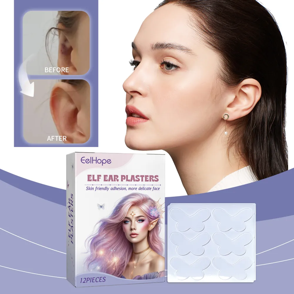 Butterfly-shaped ear support