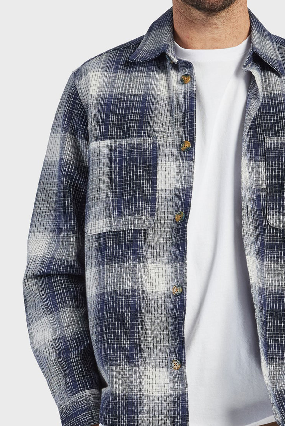 Oban Overshirt-Midnight navy