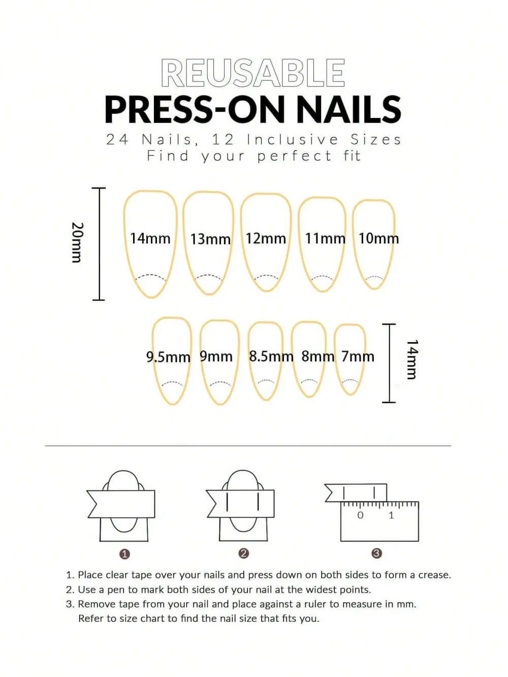 Nailhour Minimalist 30pcs Short Almond Nude French Press On Nails
