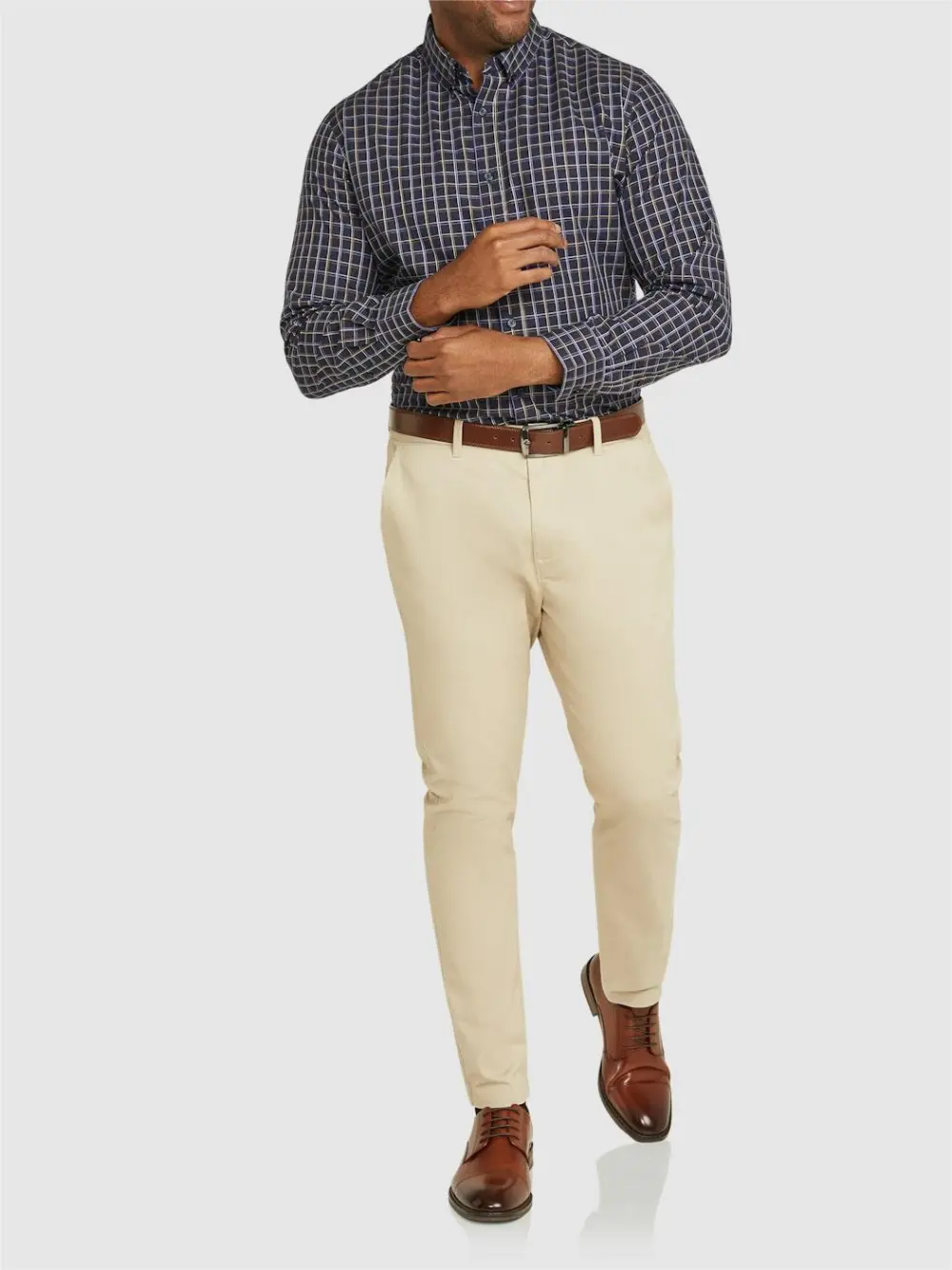 Black Chester Loose Tapered Chino Pants
