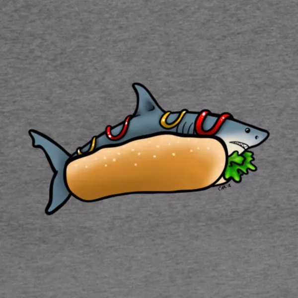 Hot Dog Shark Hoodie