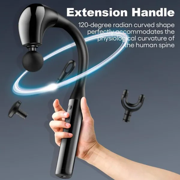 ⏳Time-limited Special⌛U-shaped Extended Comfortable Massage Fascia Gun