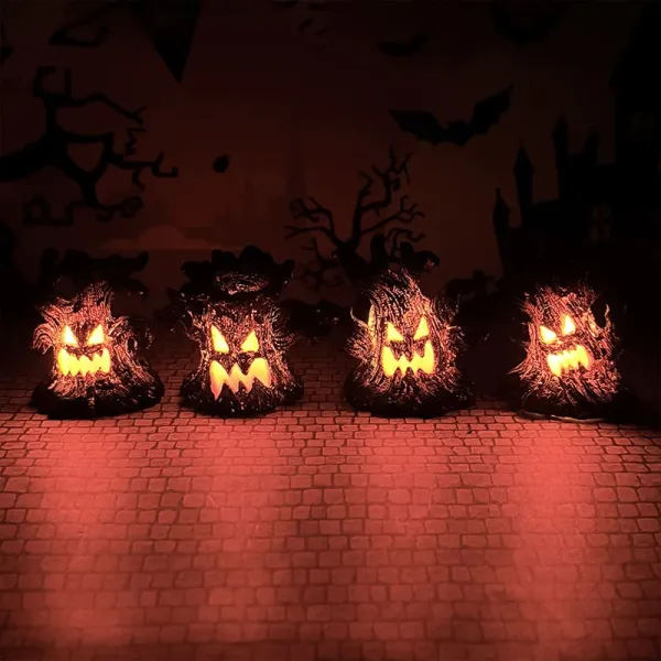 Halloween Tree Spirit LED Illuminated Decorative Resin Ornament