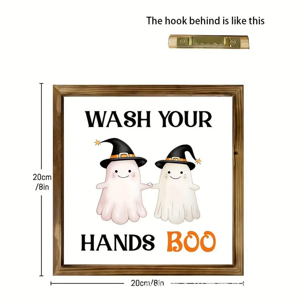 3D Halloween Decorative Wall Hanging Wooden Photo Frame