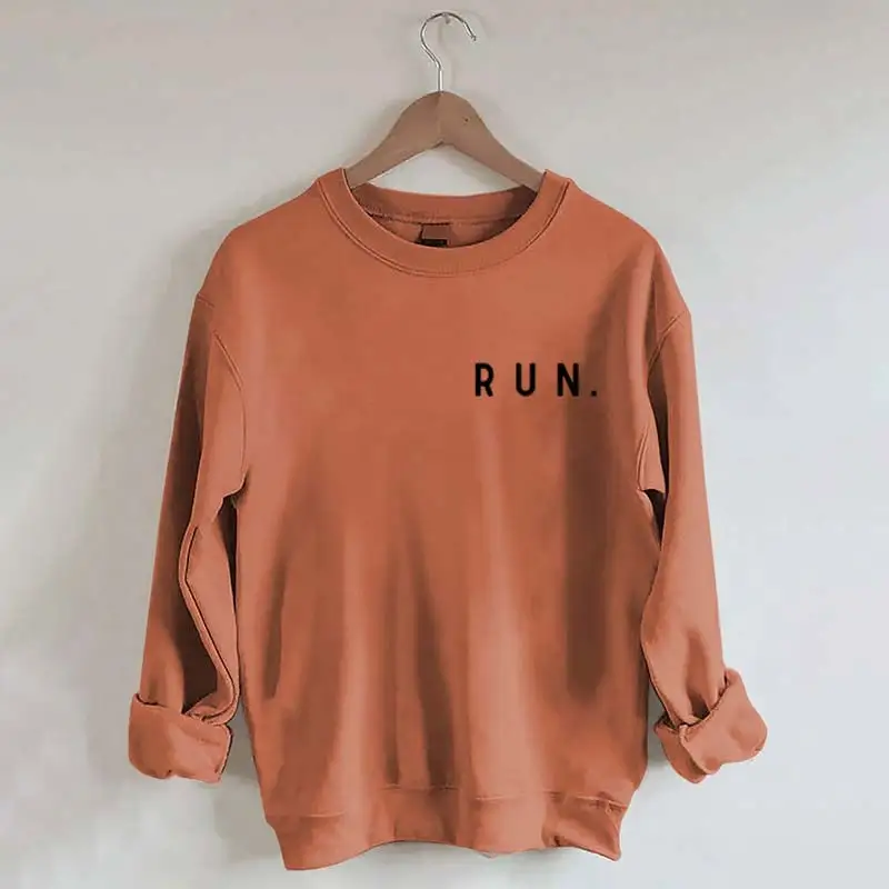 Minimalist Running Marathon Runner Sweatshirt