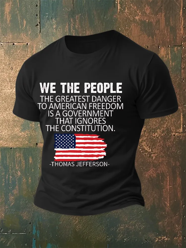 Men'S We The People Crew Neck Short Sleeve T-Shirt