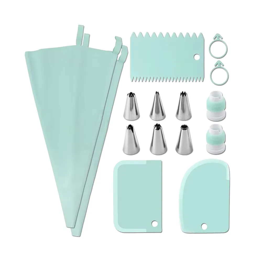 Scraper Mounted Mouth Set Silicone Cake