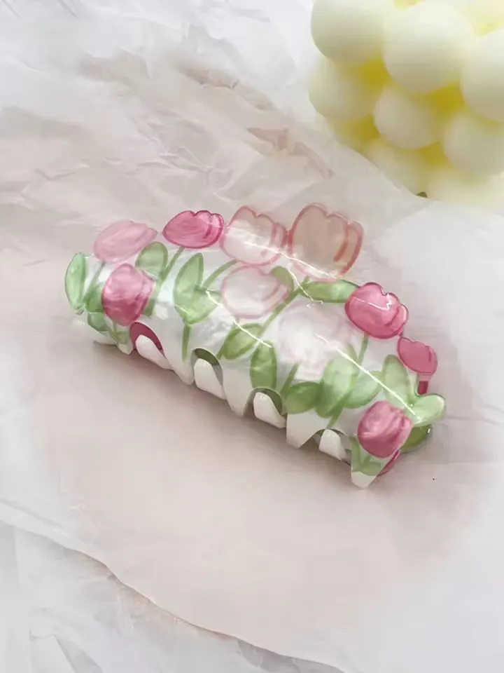 Fashionable And Versatile Colorful Flower Bouquet Hairpin