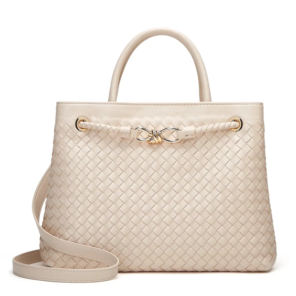 Solid color handbag