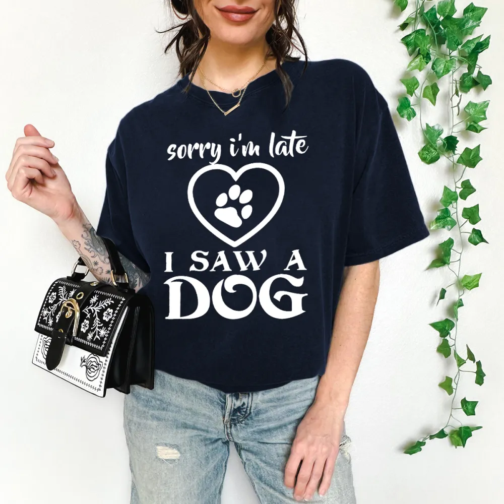 Dog Caused Delay Graphic T-Shirt