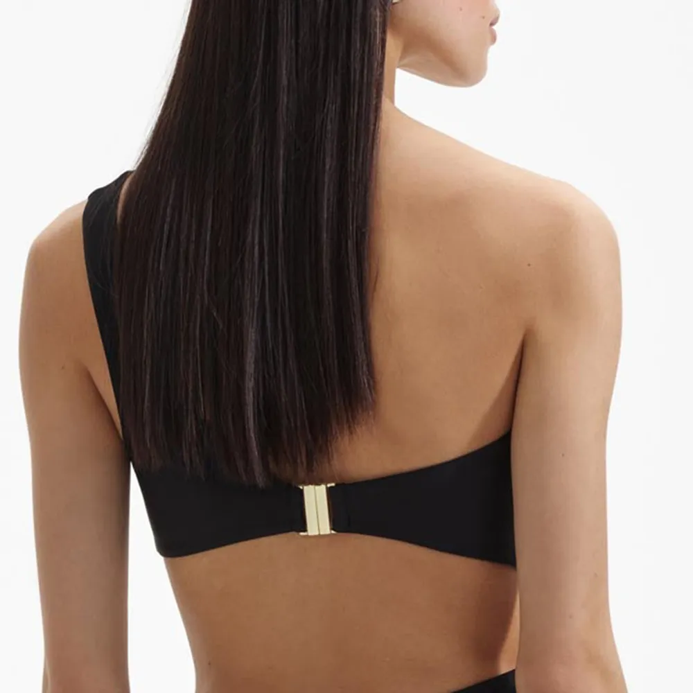 Black Asymmetric Swimsuit
