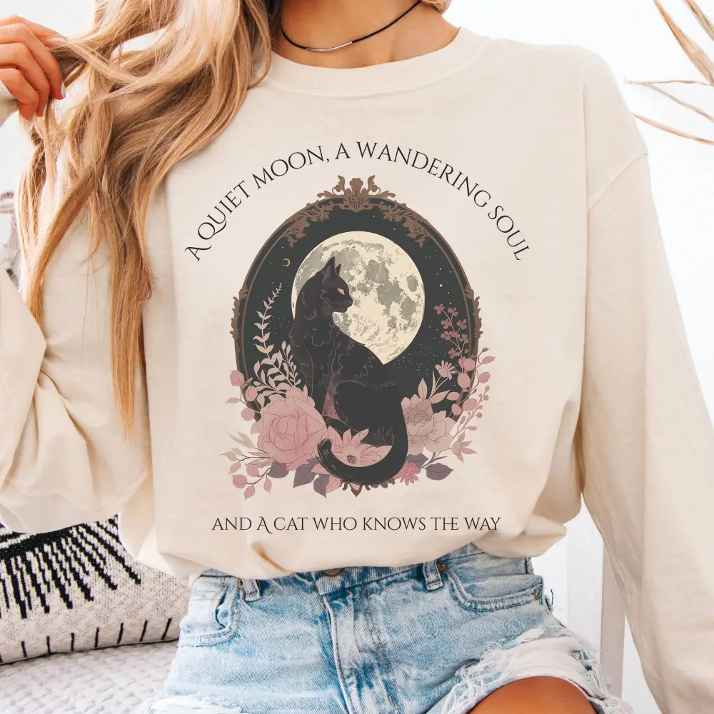 The Cat Who Knows The Way Long Sleeve Tee