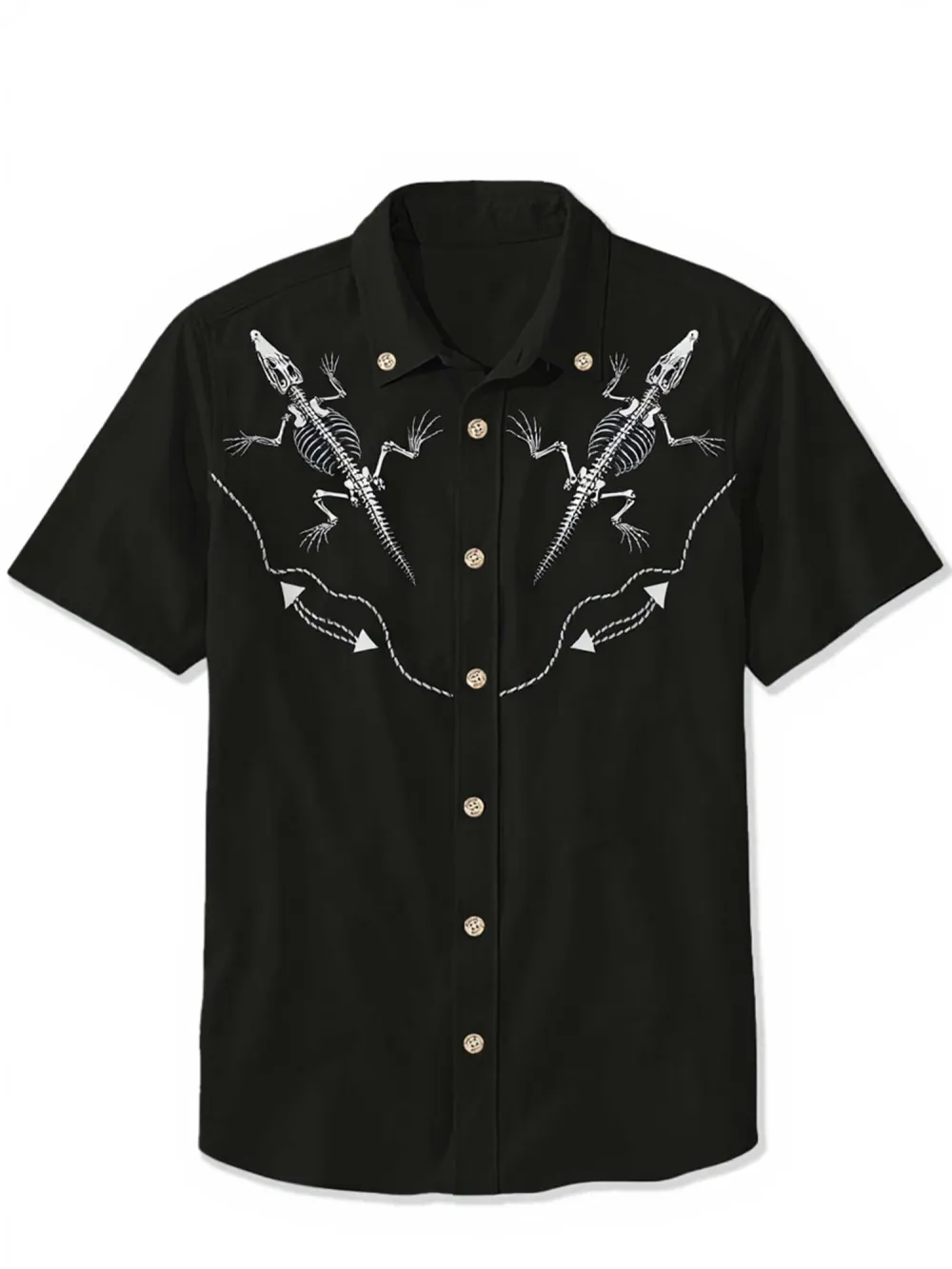 Alligator Skull - 100% Cotton Shirt