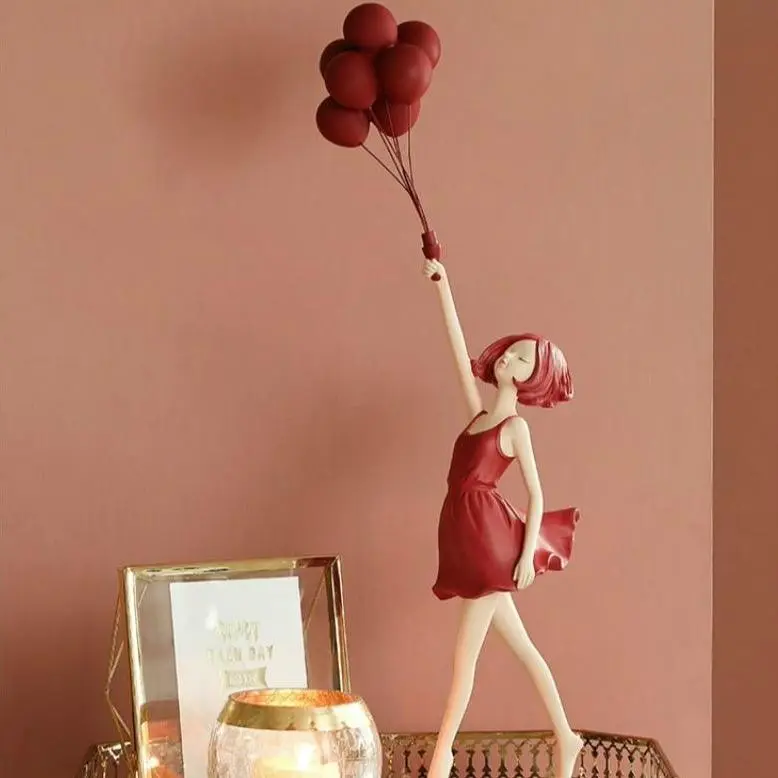 Girl With Balloon Sculpture