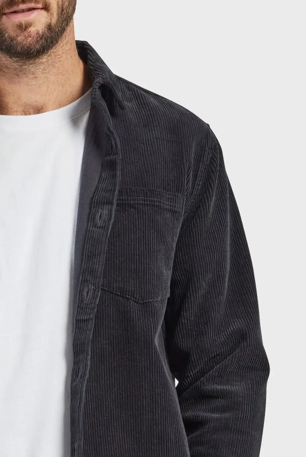 Corduroy Overshirt Pocket Shirt
