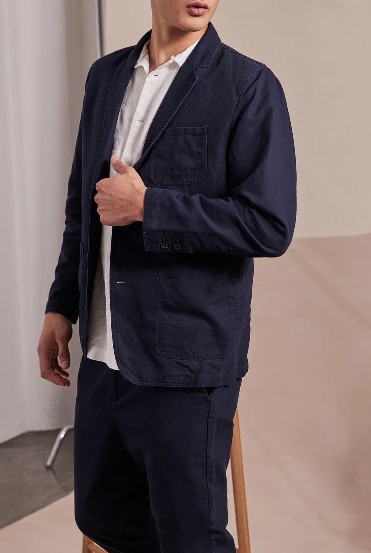 Soho Blazer- Stone