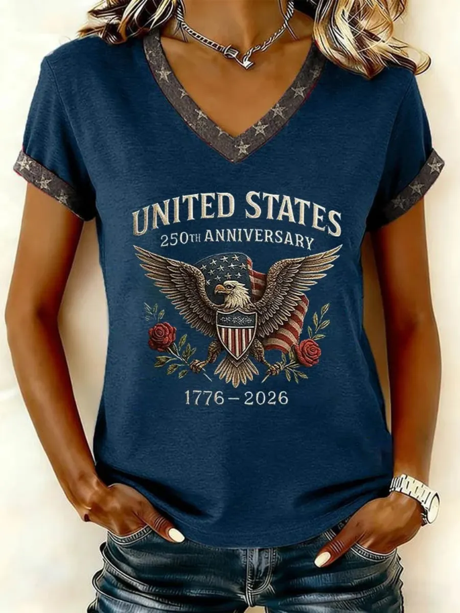 Women's 250th Anniversary Printed T-shirt