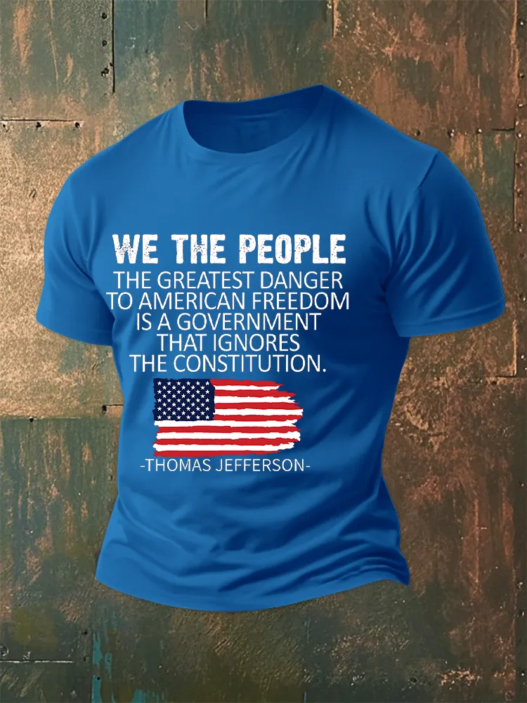 Men'S We The People Crew Neck Short Sleeve T-Shirt