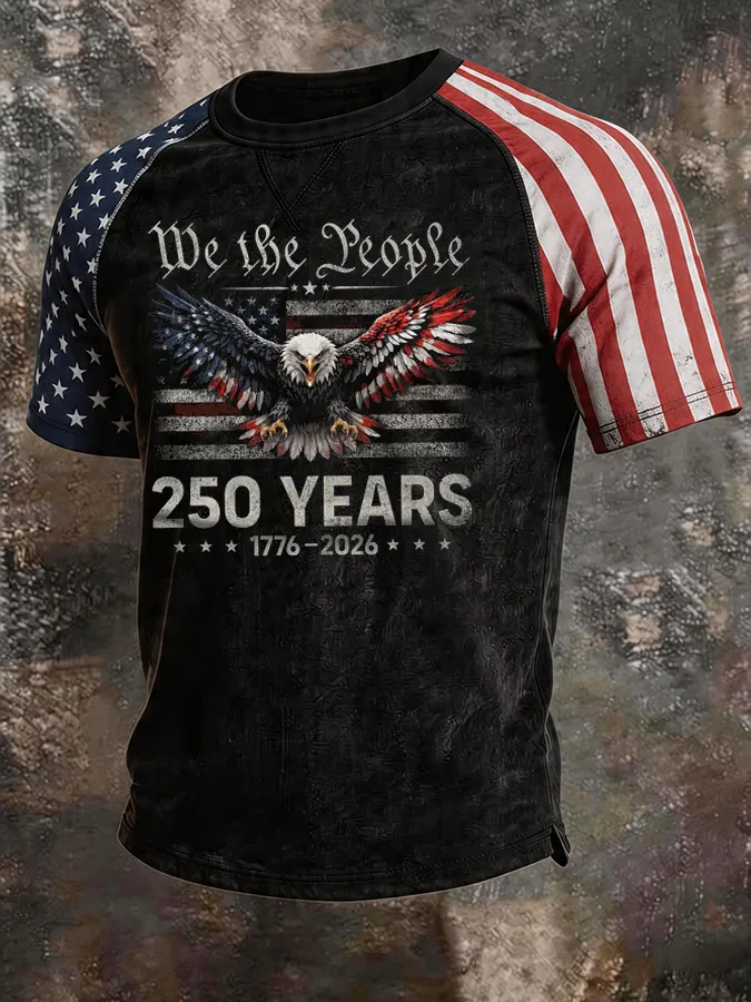Men'S Independence Day Printed Casual T-Shirt