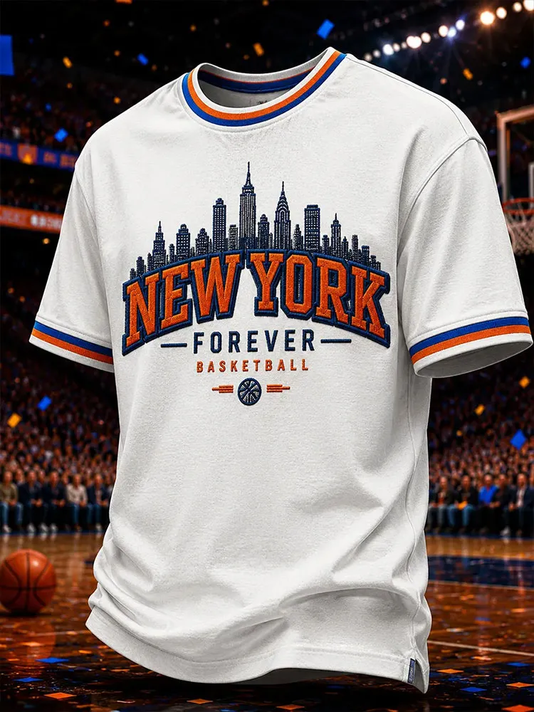 Men's Classic Basketball Fan Graphic T-shirt