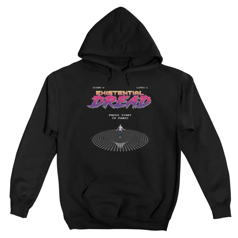 Men's Artistic Retro-style Letter Pattern Long-sleeved Hooded Hoodie ...