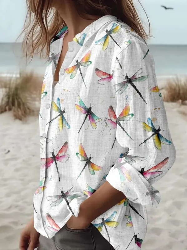 Artistic Dragonfly Shirt