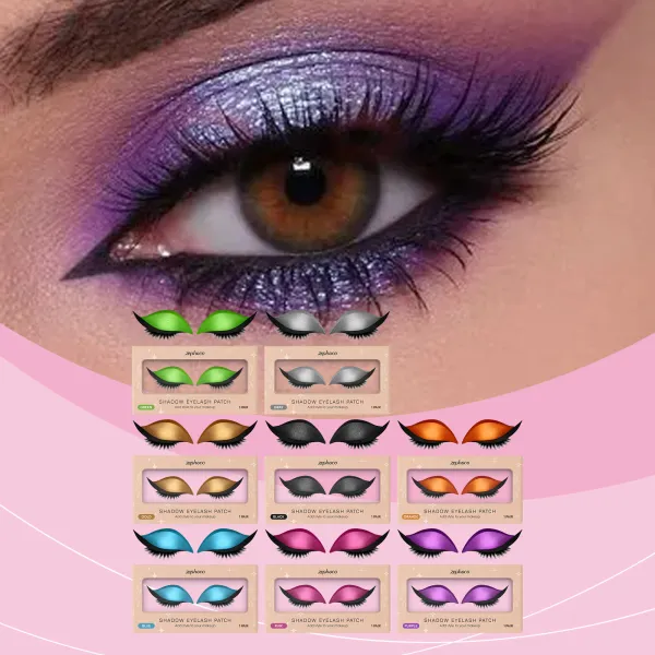 zephoco Effortlessly glam eyes in seconds! These portable, pre-designed stickers combine eye shadow and lash effects for a quick, mess-free makeup look.-$AC