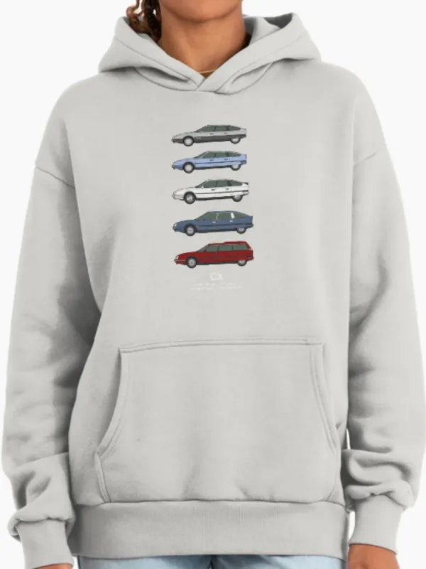 Classic Car Collection Graphic Hoodie