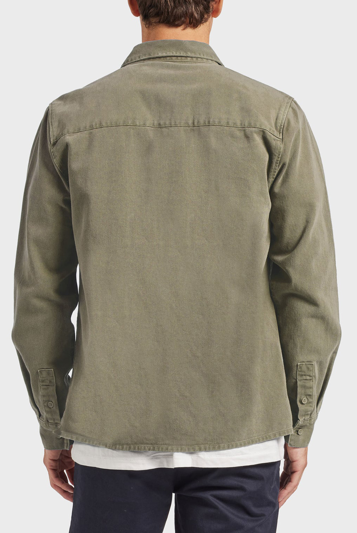 Essential Overshirt-Aloe beige