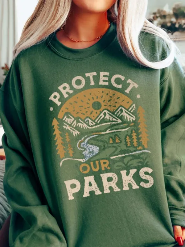 Vintage Park Printed Sweatshirt