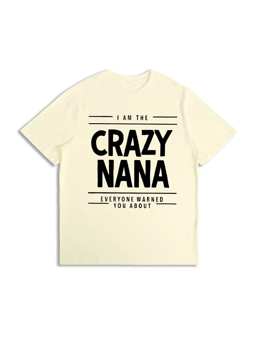 Casual Style Crew Neck T-Shirt