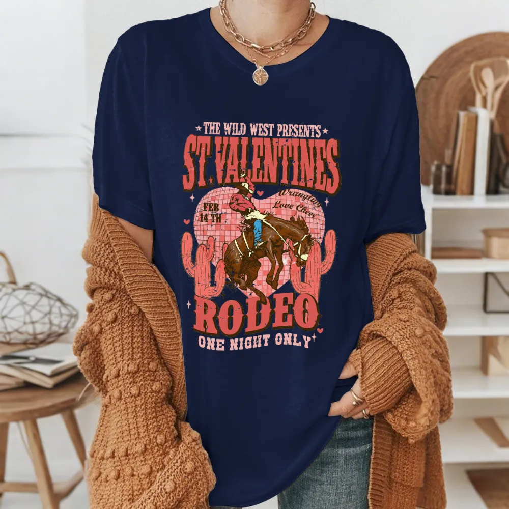 Wild West Rodeo Themed Printed T-Shirts