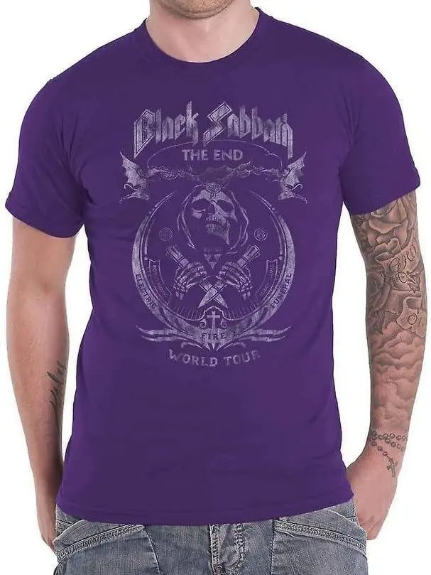 Men's Black Sabbath Official The End Tour T Shirt