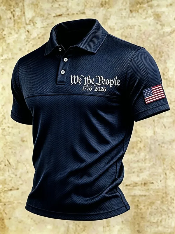 Men's 250th Anniversary of American Independence Polo Shirt