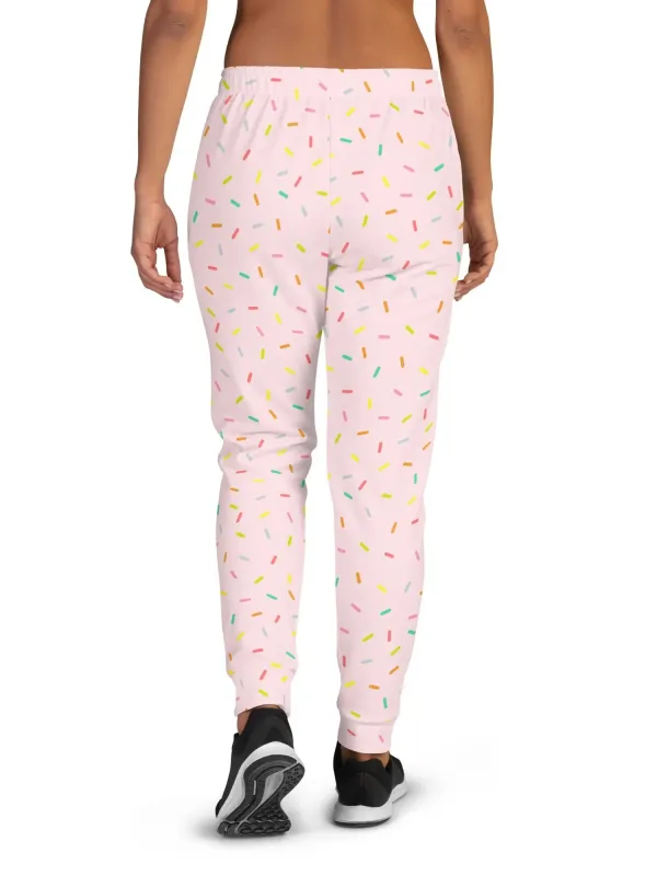 Pastel Sprinkle Print Joggers