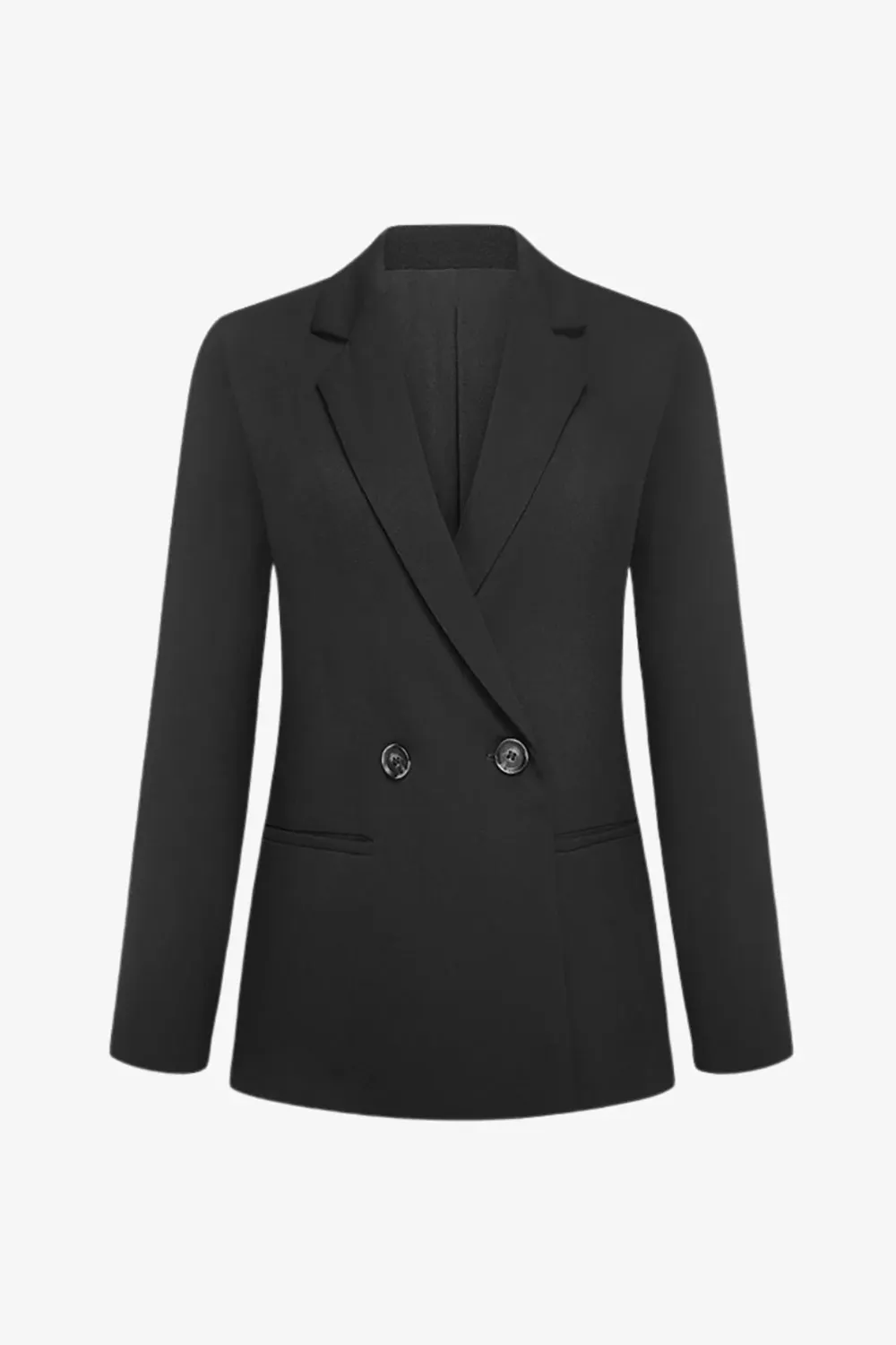 Black Structured Boyfriend Blazer