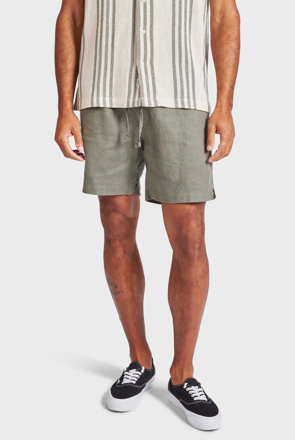 Bluegrass Linen Elastic Waist Short