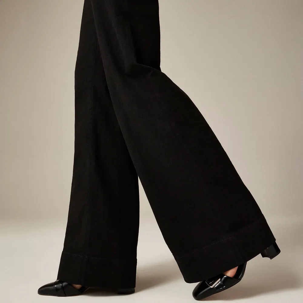 Mid-Waist Denim Semi-Stretch Jeans