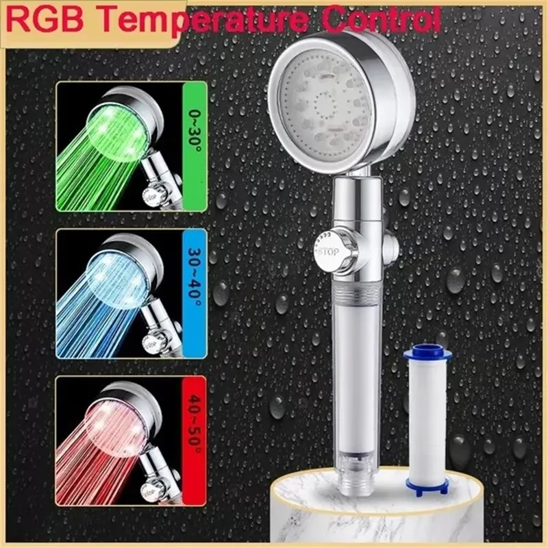 LED Color-Changing Shower Head