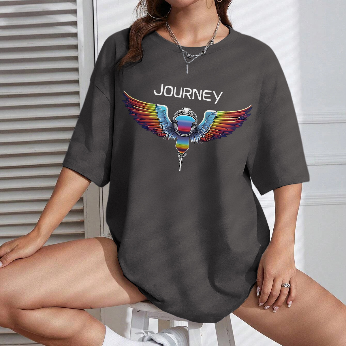 Crew Neck Daily Cotton T-Shirt